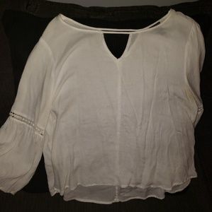 White Forever 21 blouse